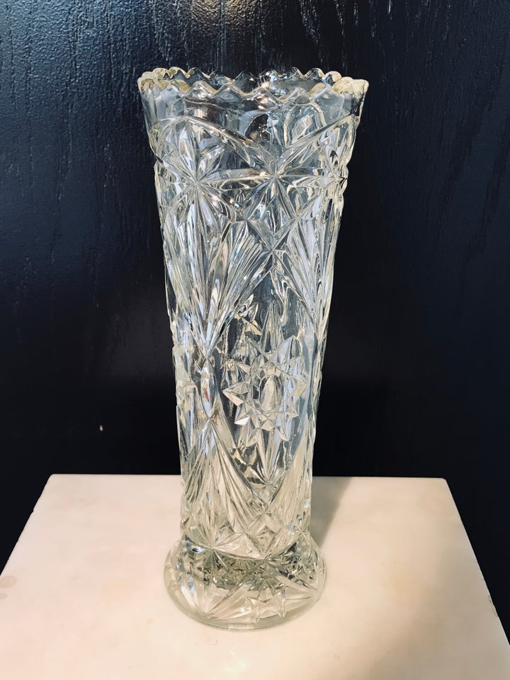 Vase, Glasvase / hospitalsvase,