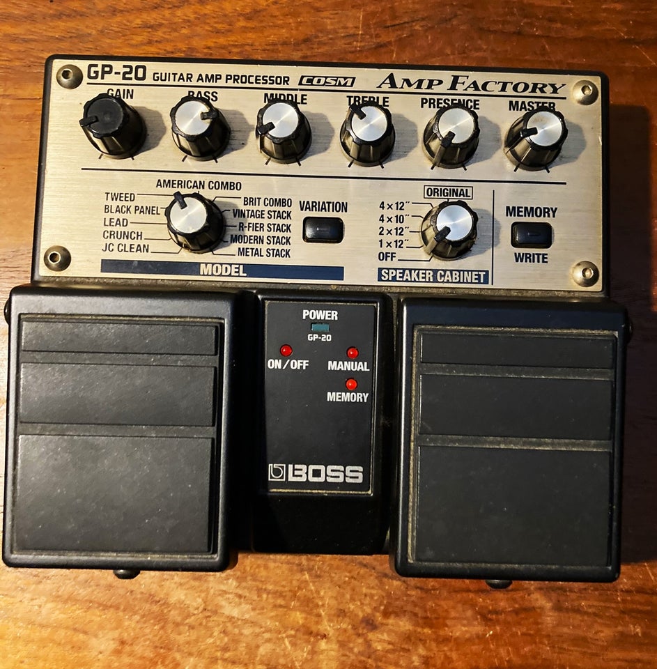 Amp Simulator Boss GP-20