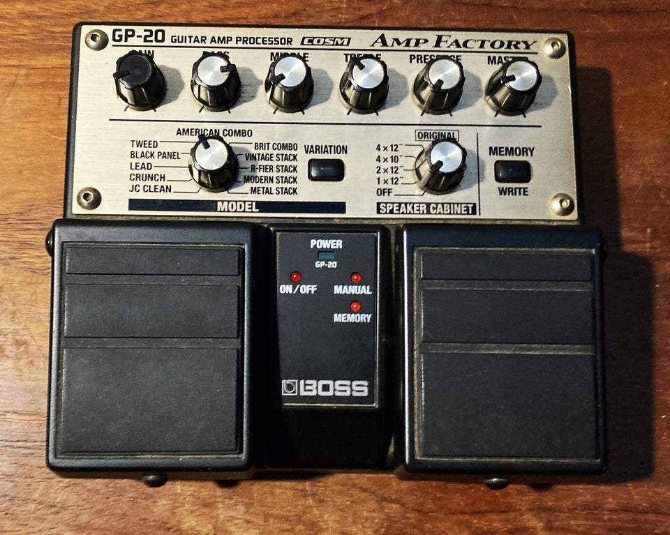 Amp Simulator Boss GP-20