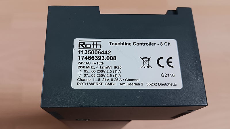 Roth Touchline Wave kontrol...