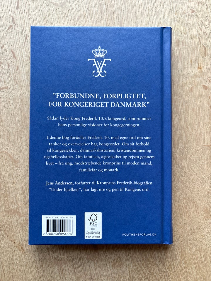 Kongeord. Frederik 10. Fortæller