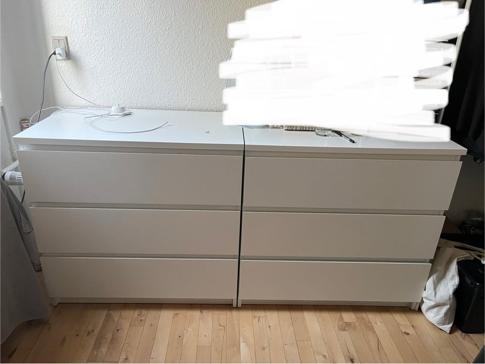 Andet skab, Ikea Malm, b: 80 d: 48 h: