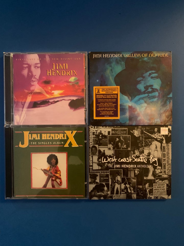 JIMI HENDRIX: 4 CD ALBUMS rock