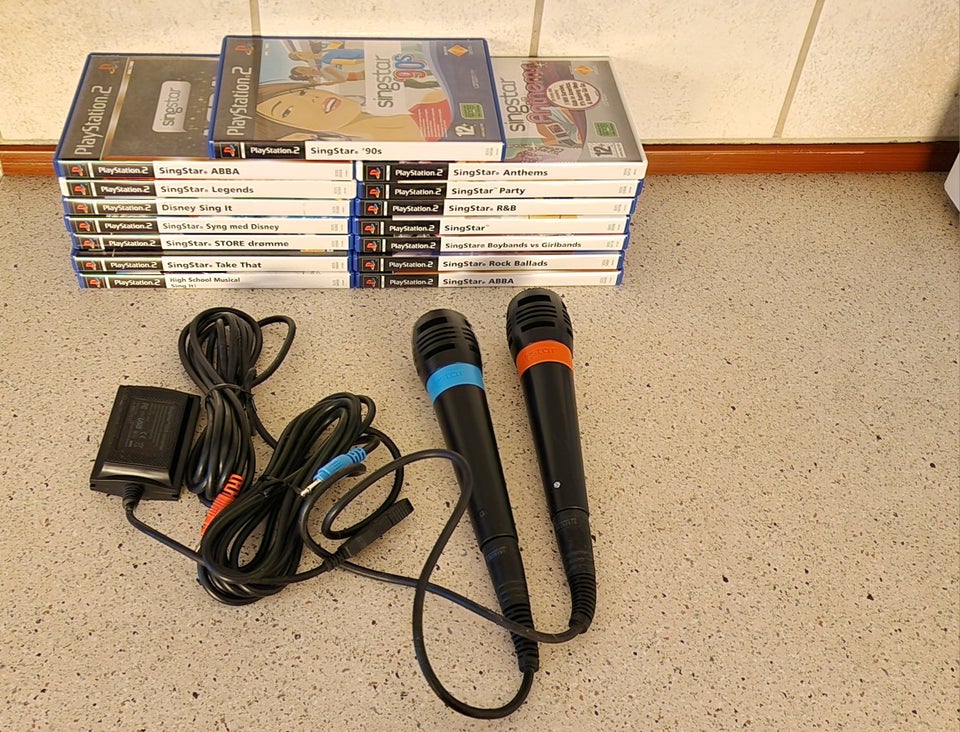 Ps2 spil - 15 fede SINGSTAR spil med