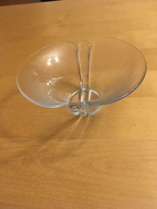 Glas Lilje skål Holmegaard