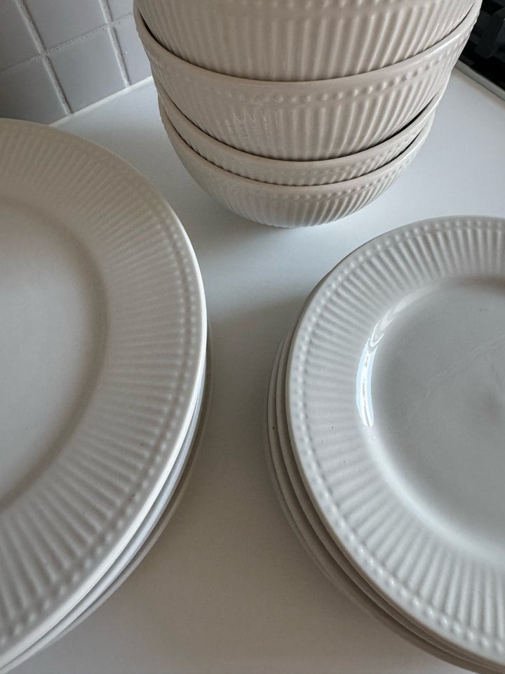 Porcelæn, Gratis 6x tallerken