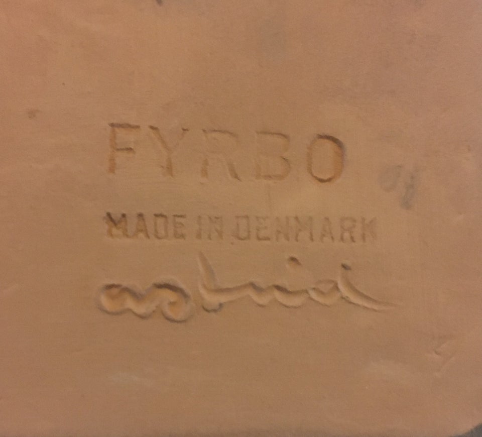 Keramik, Vægrelief, Fyrbo