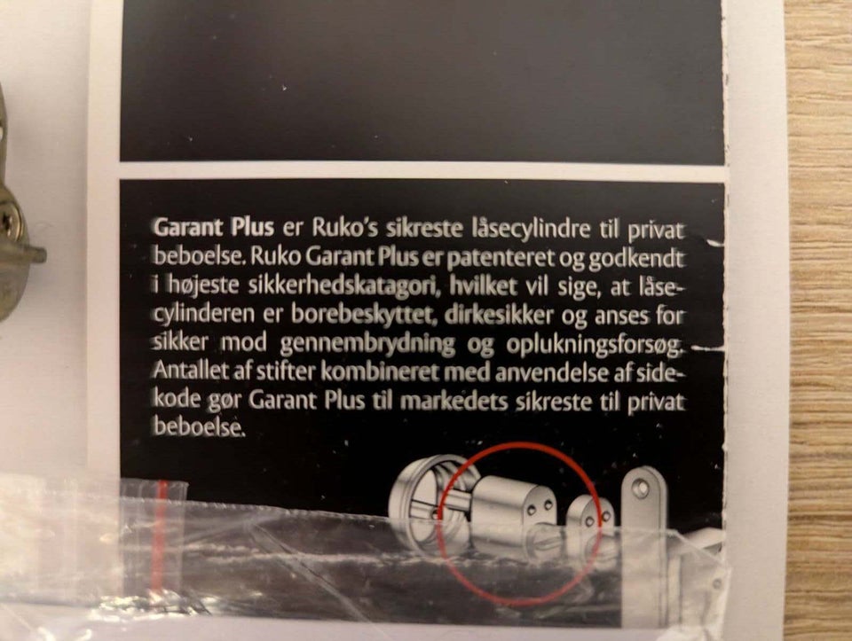 Ruko Garant Plus låsecylindere