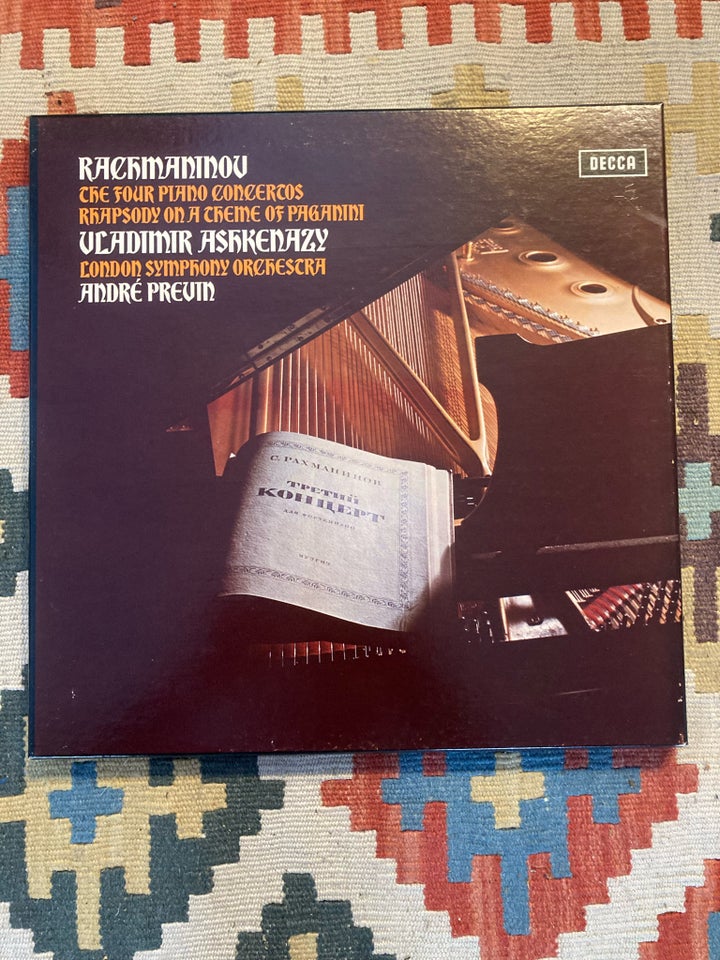 LP, Rachmaninov, Four piano