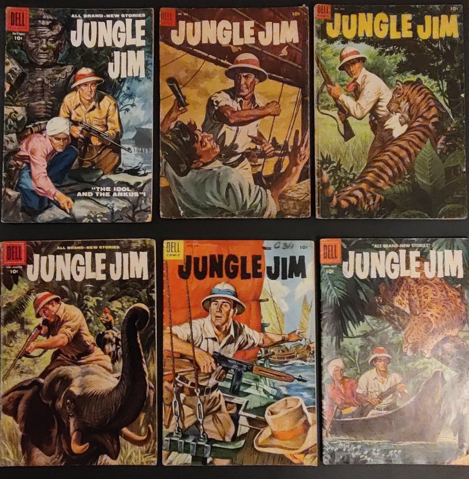 Jungle Jim, Dell Comics,