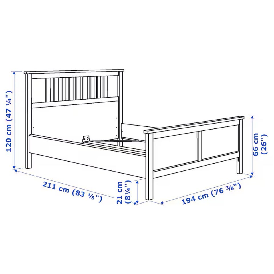 Dobbeltseng Ikea b: 180 l: 200