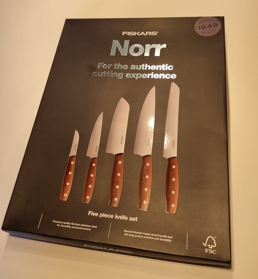 Fiskars Norr Knivsæt 5 Dele,