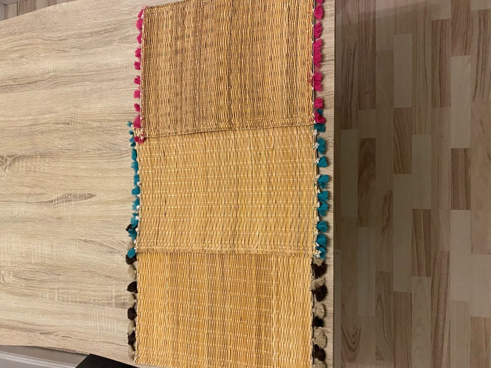 Moroccan wicker placemats with