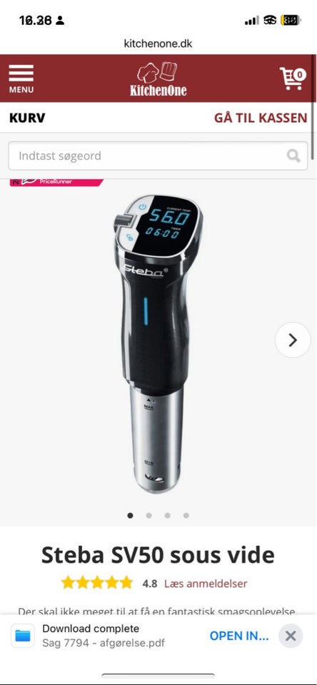 Steba Sous-vide stav +