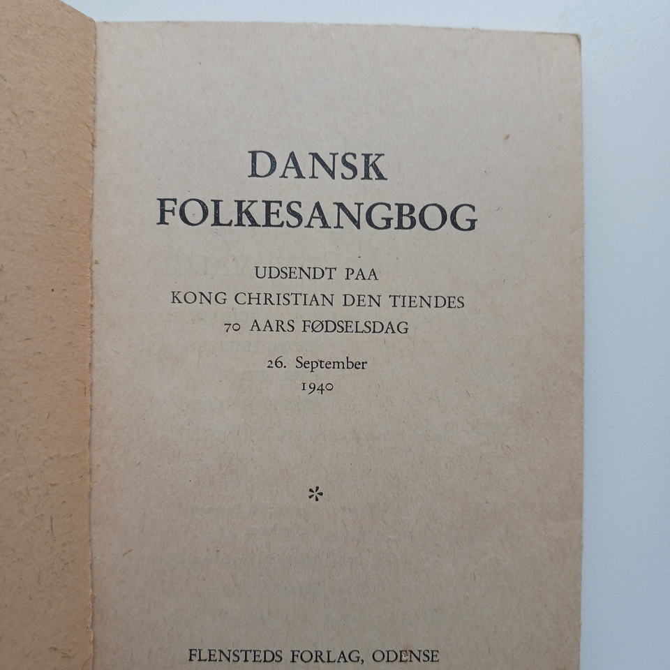 DANSK FOLKESANGBOG, Hye-Knudsen,