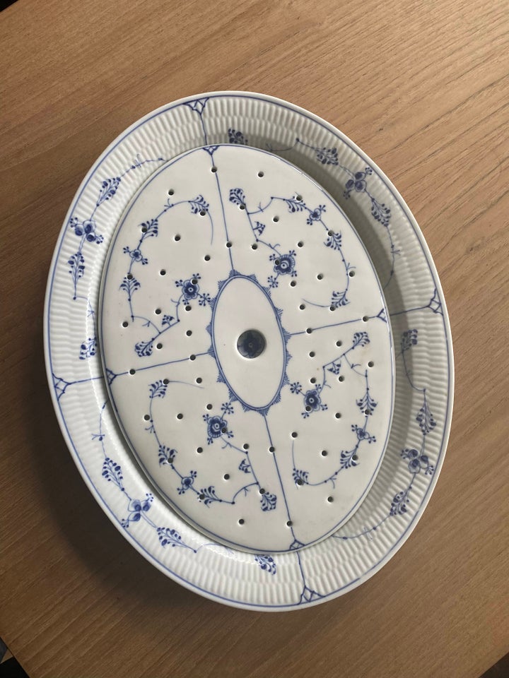 Porcelæn Fad med rist Royal