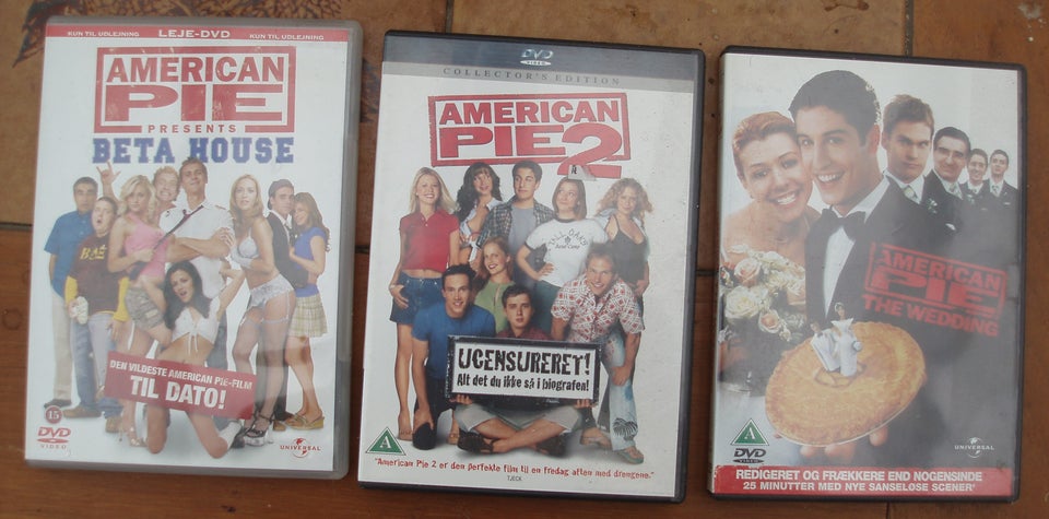 American Pie, DVD, komedie