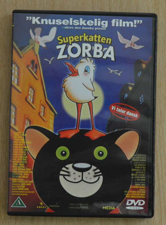 Superkatten Zorba DVD tegnefilm