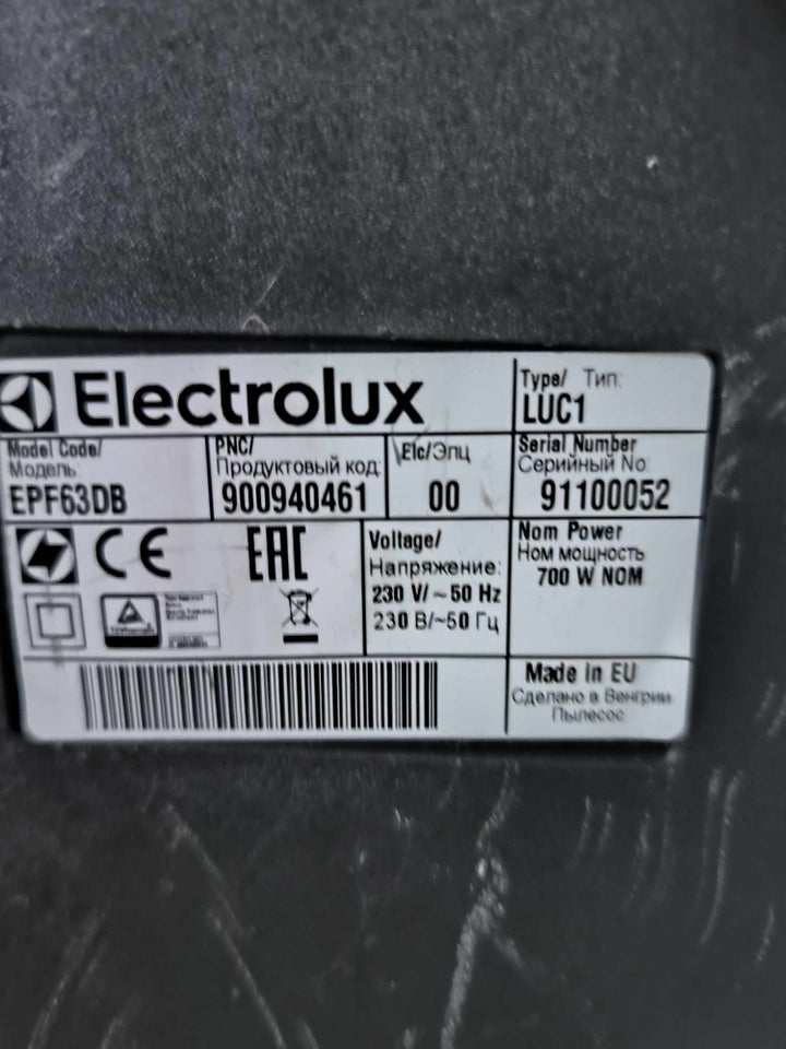 Støvsuger, Electrolux