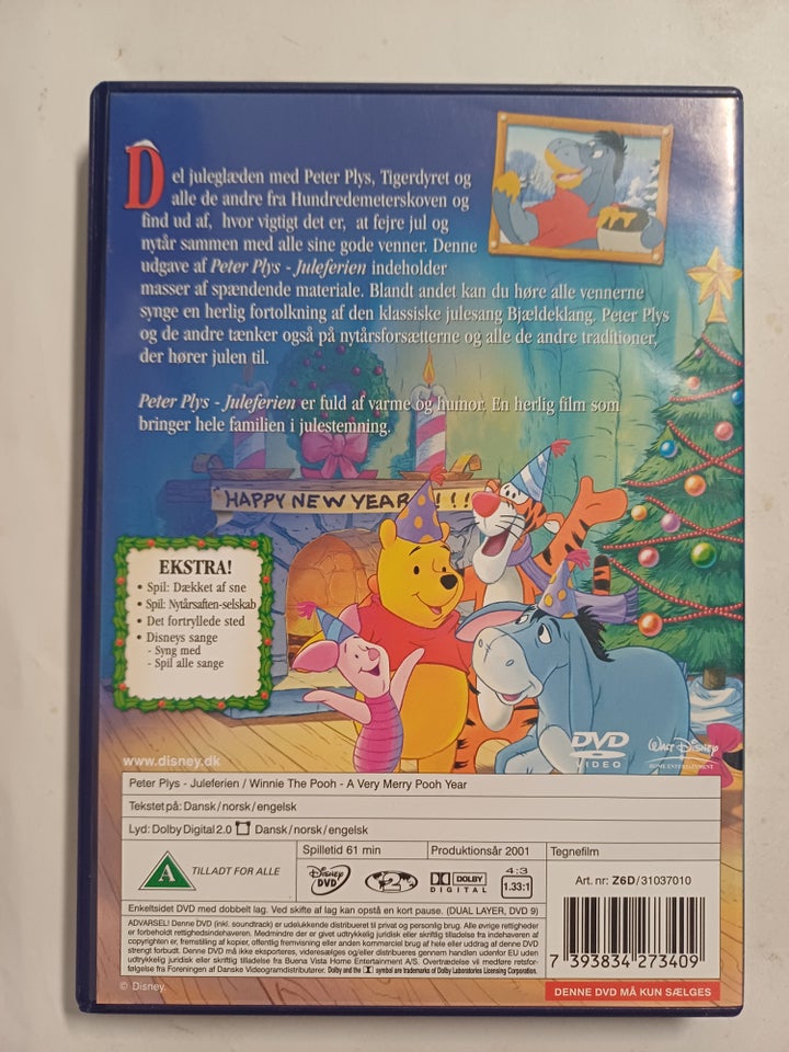 Peter Plys Juleferien DVD