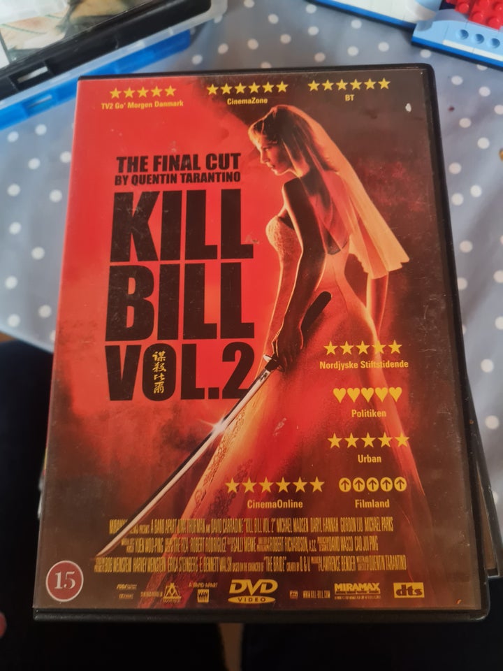 Kill Bill vol 2, DVD, andet