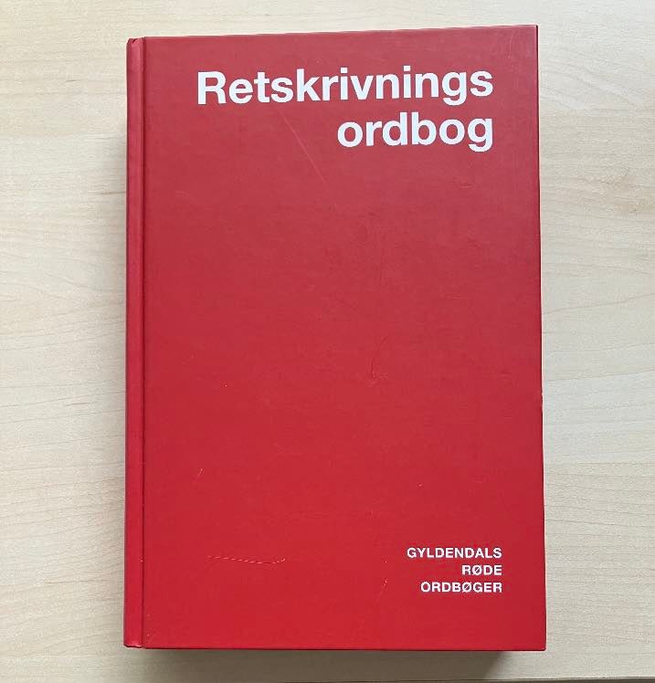 Ordbog retskrivning, Gyldendals,