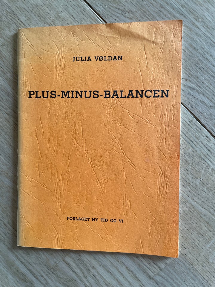 Plus-Minus -balancen, Julia