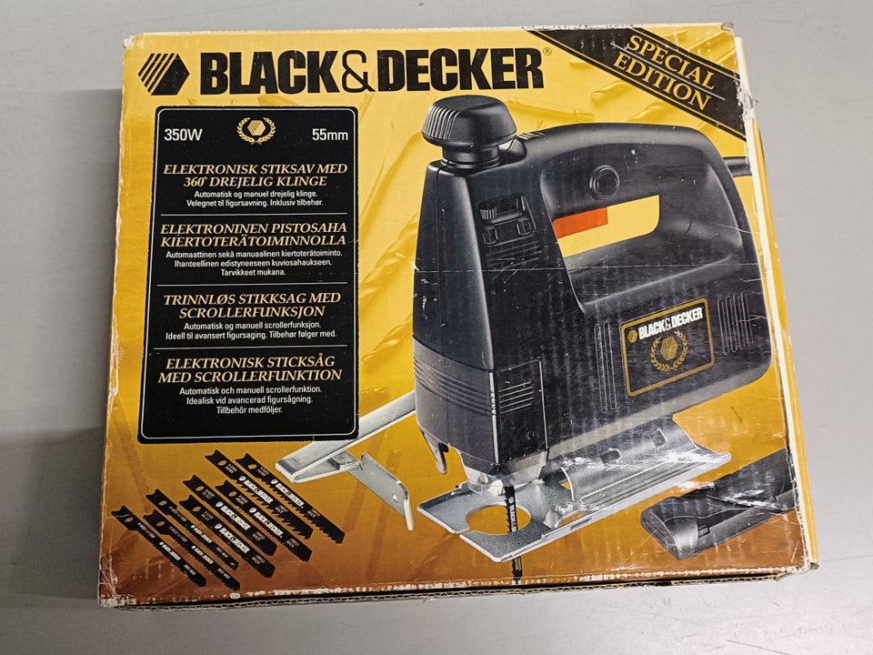 Stiksav, Sjælden Black  Decker