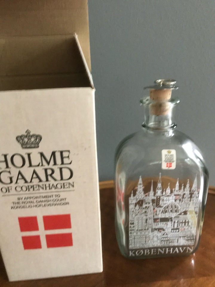 Glas, Snapseflaske , Holmegård