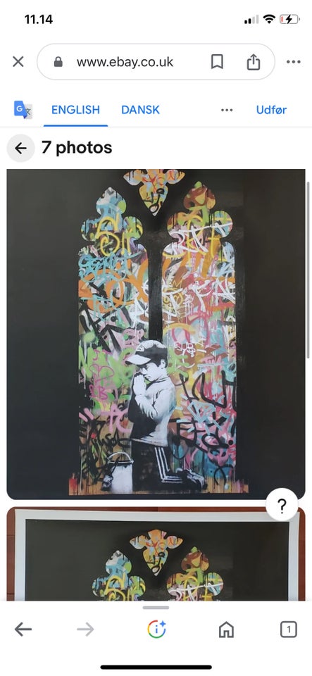 Plakat Banksy motiv: Forgive Us