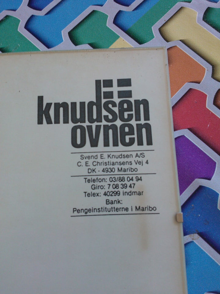 Brændeovn, Knudsen-ovnen