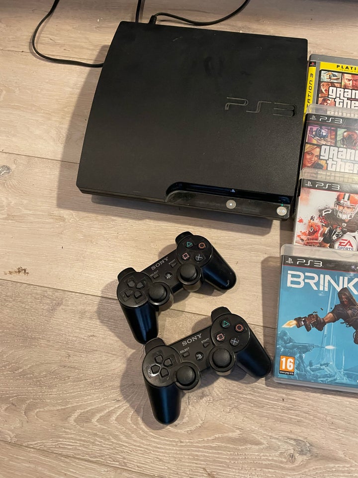 Playstation 3, Slim - inkl. alt, God