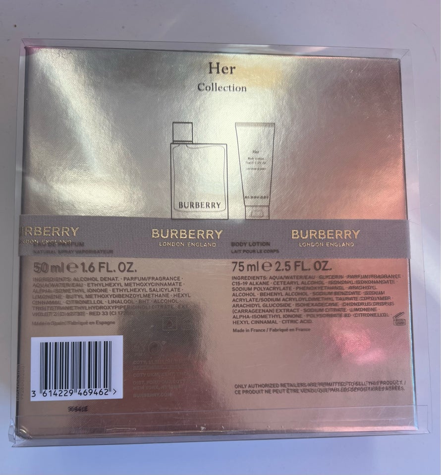 Eau de parfum, Gaveæske , Burberry