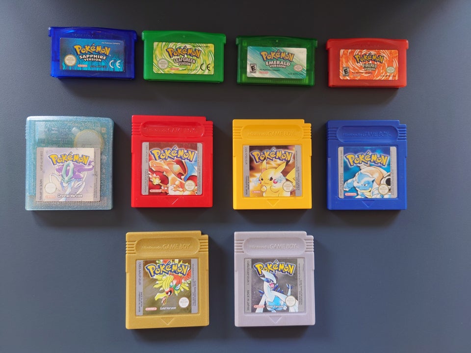 Pokemon Gameboy, GBA, Gameboy