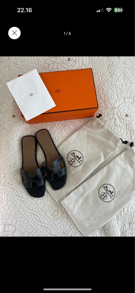 Sandaler str 385 Hermés