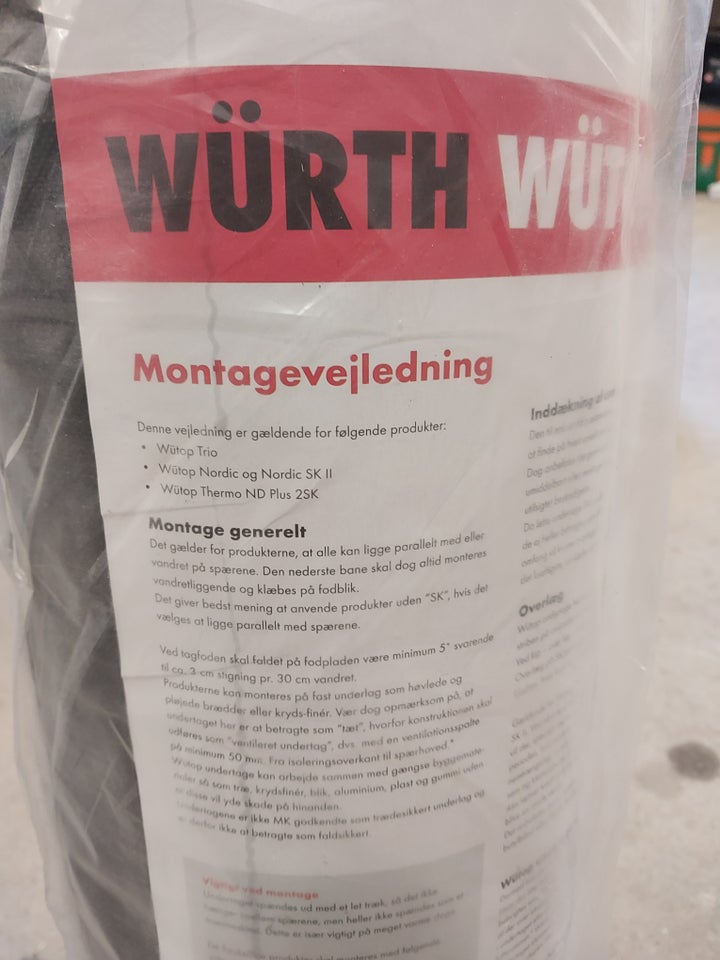 Wurth Wutop undertag