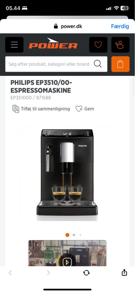 Kaffemaskine Philips