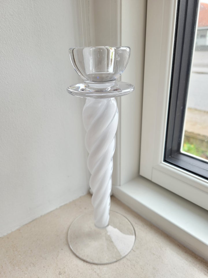 Glas Lysestage Skulptur KOSTA