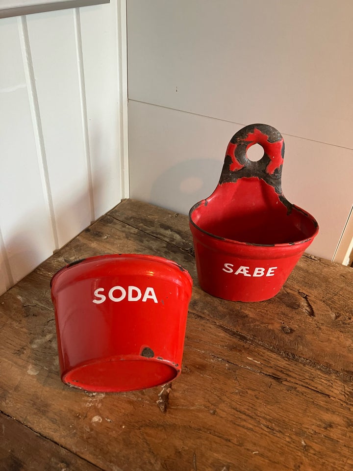 Emalje, Sæbeskål soda skål. , Glud