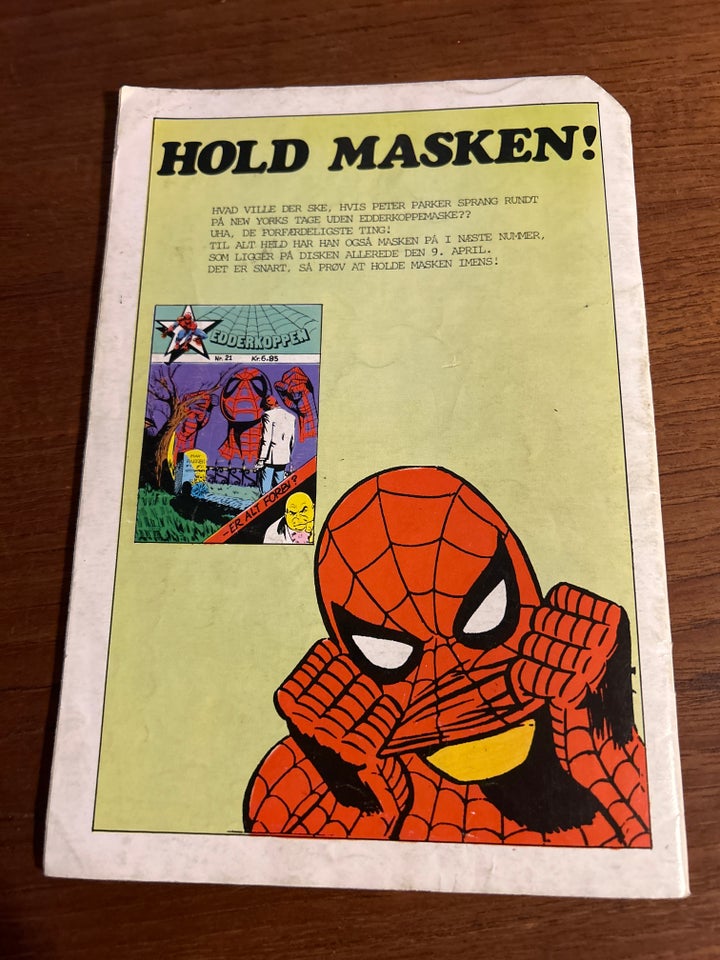 Edderkoppen 20 1981, Marvel comics