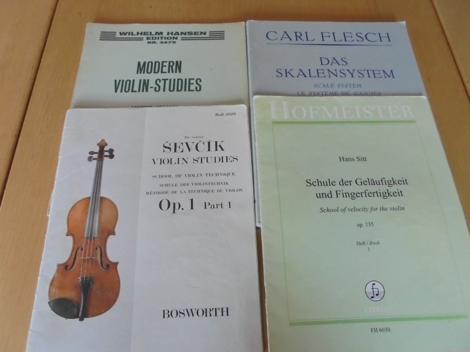 etuder for violin