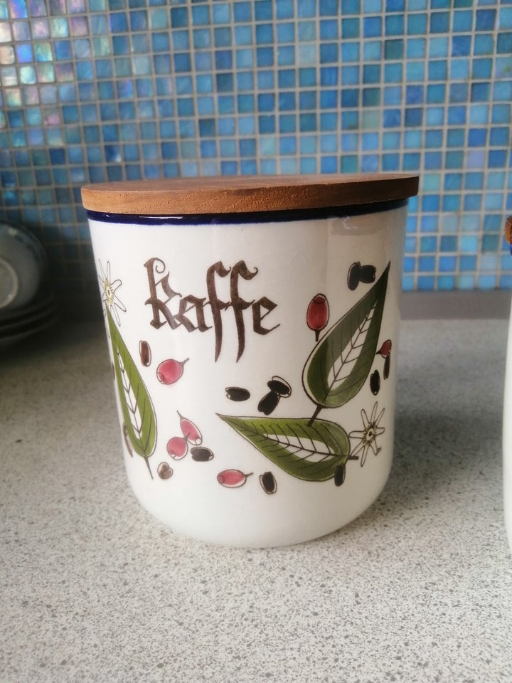 Fajance Kaffe og marmelade