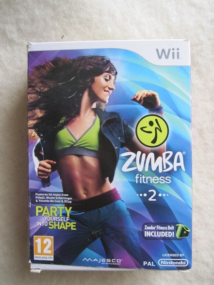 Zumba Fitness2 incl. bælte,