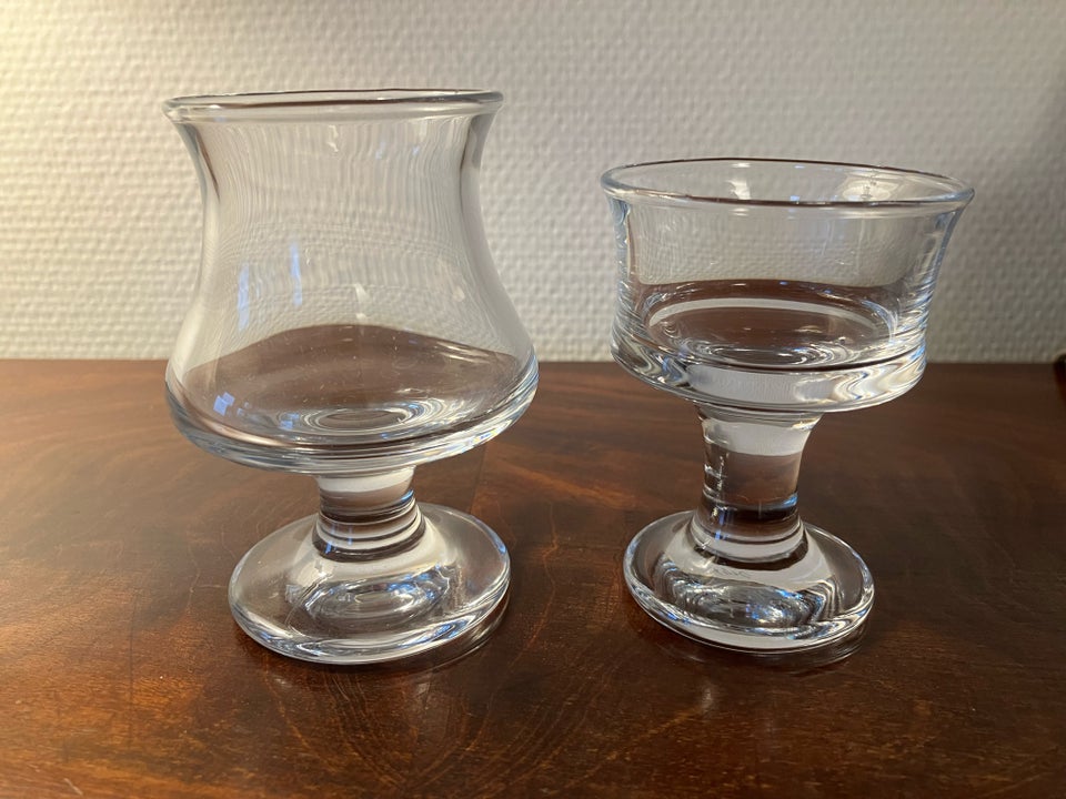 Glas 8 likør- og 8 cognacglas 