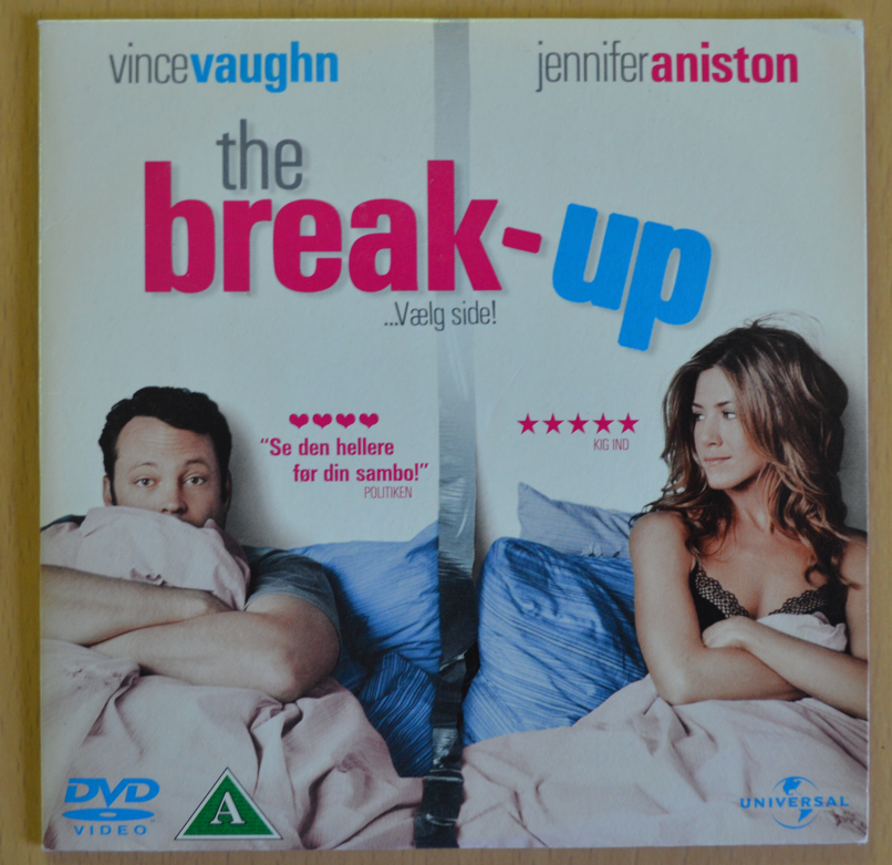 The break-up, DVD, komedie