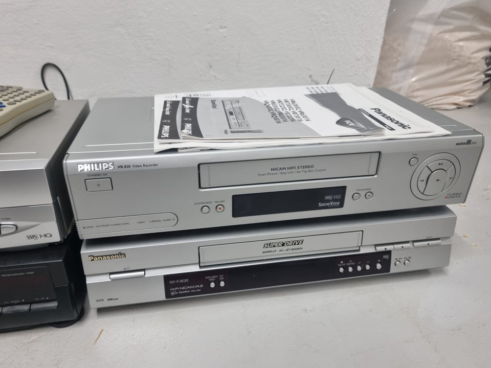 VHS videomaskine, Panasonic,