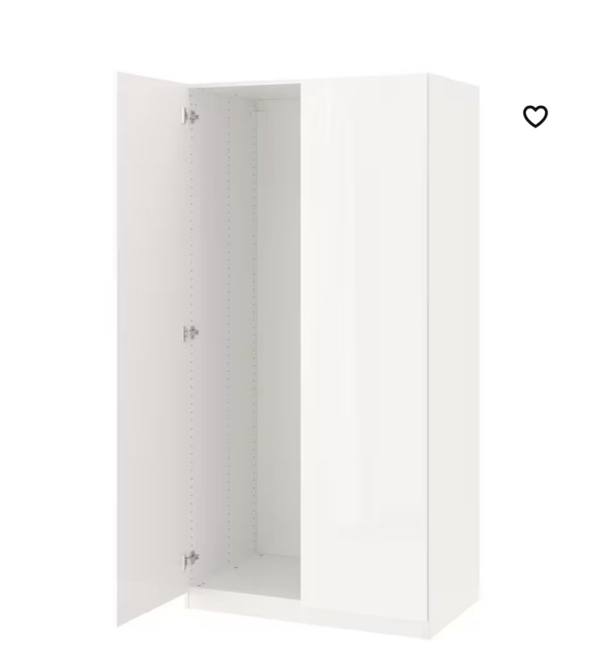 Garderobeskab Pax Ikea b: 100 d: