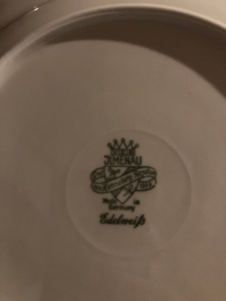 Porcelæn tallerkner Edelweiss