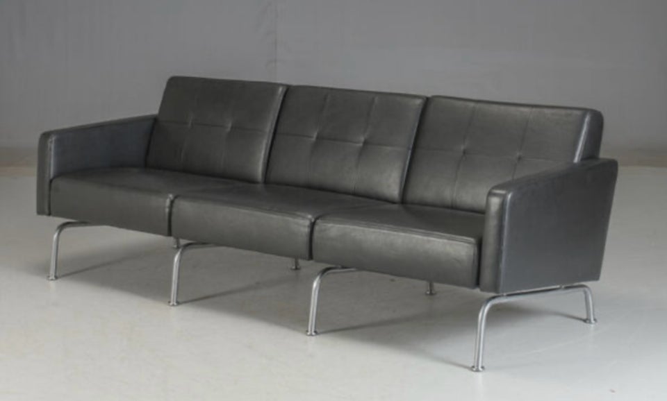 Sofa, læder, 3 pers.