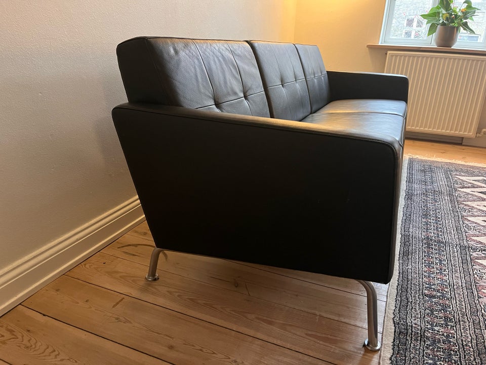 Sofa, læder, 3 pers.